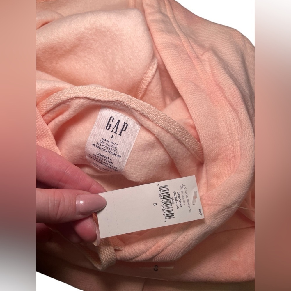 Gap New Logo Tie-Dye Hoodie Peach Size Small - Picture 5 of 6